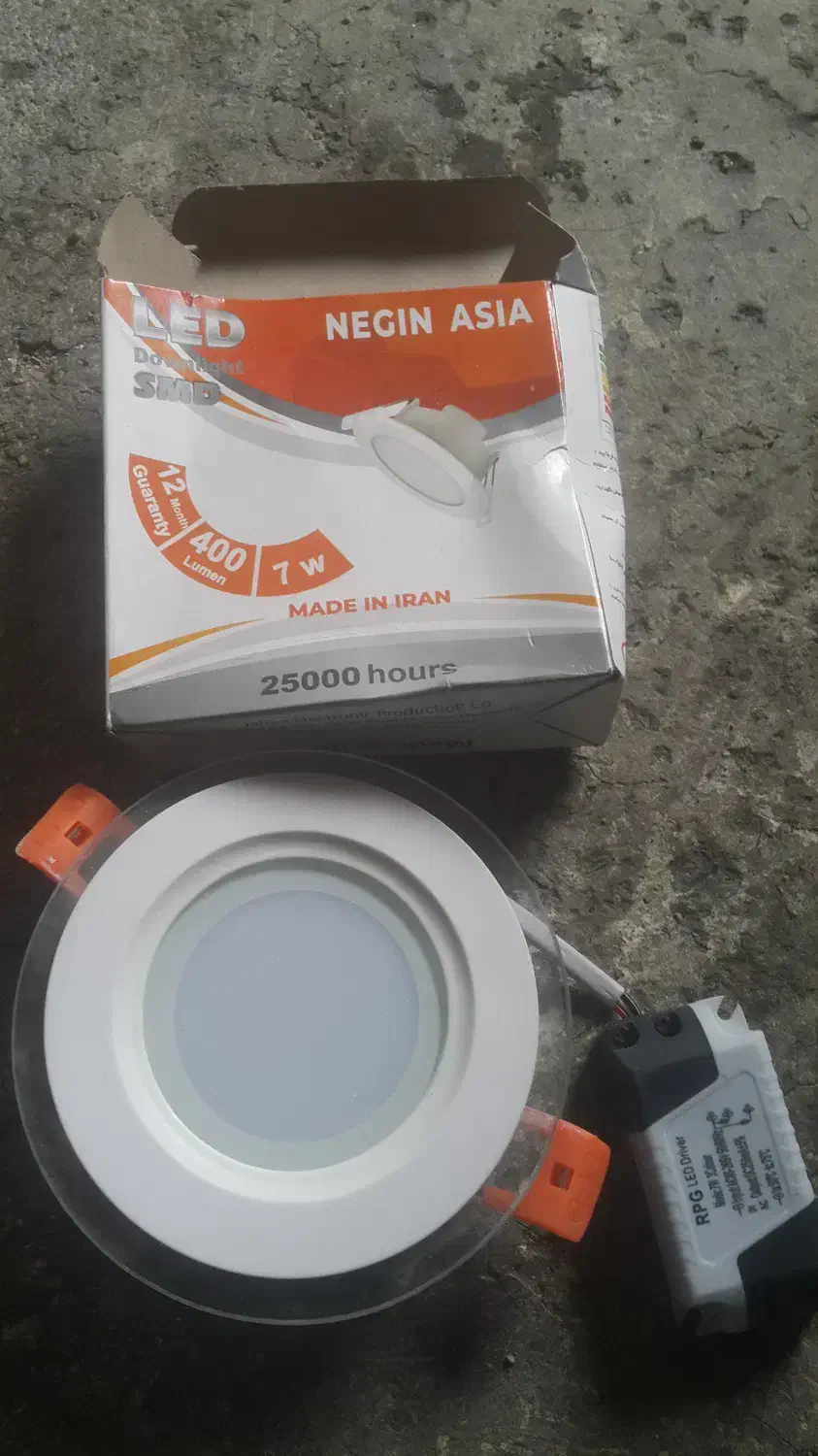 پنل ال ای دی هفت وات بامنبع تغذیه|لامپ و چراغ|ملایر, |دیوار