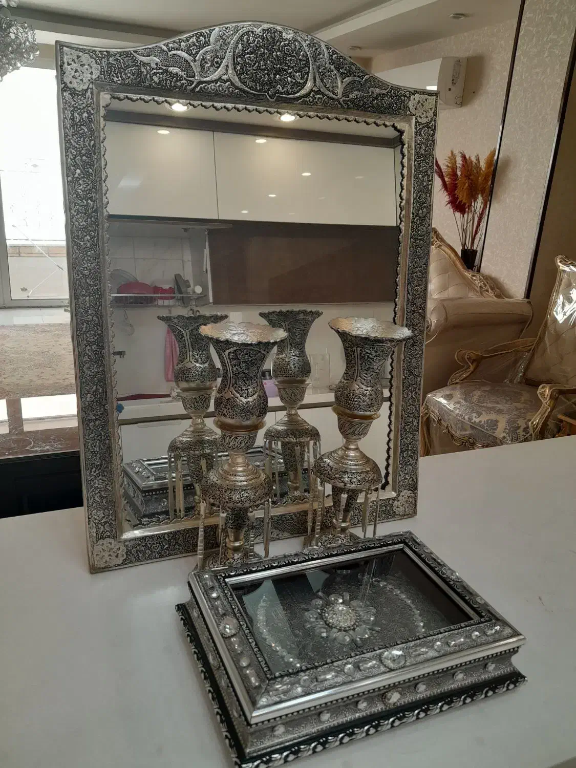 اینه و شمعدان|کلکسیون اشیاء عتیقه|اصفهان, مهدی آباد|دیوار