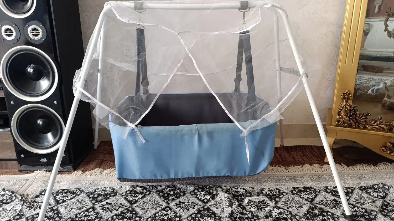 گهواره ننو در حد نو|تخت و صندلی بچه|قرچک, مهدیه|دیوار