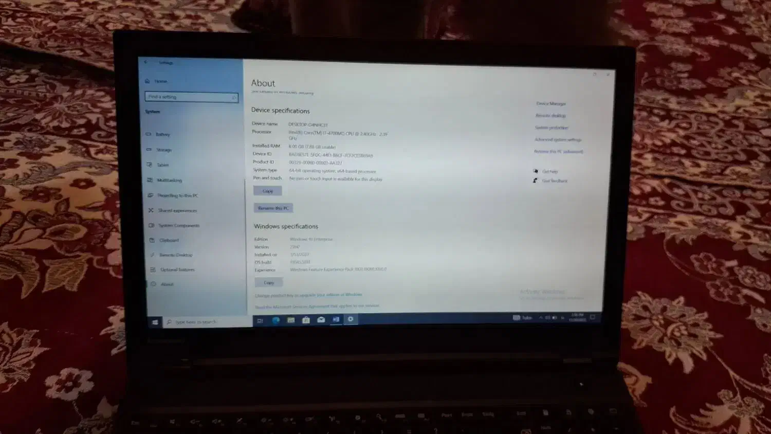 لب تاب لنو درحد نوبدون تعمیر تمیز دوبار روشن شده|رایانه همراه|تهران, سعادت‌آباد|دیوار