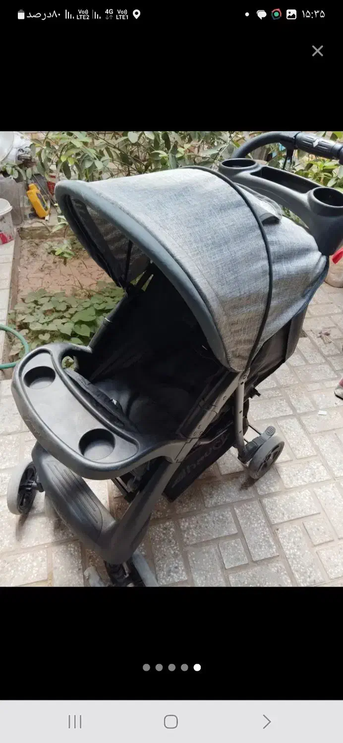 دو عدد کالسکه|کالسکه و لوازم جانبی|تفت, |دیوار