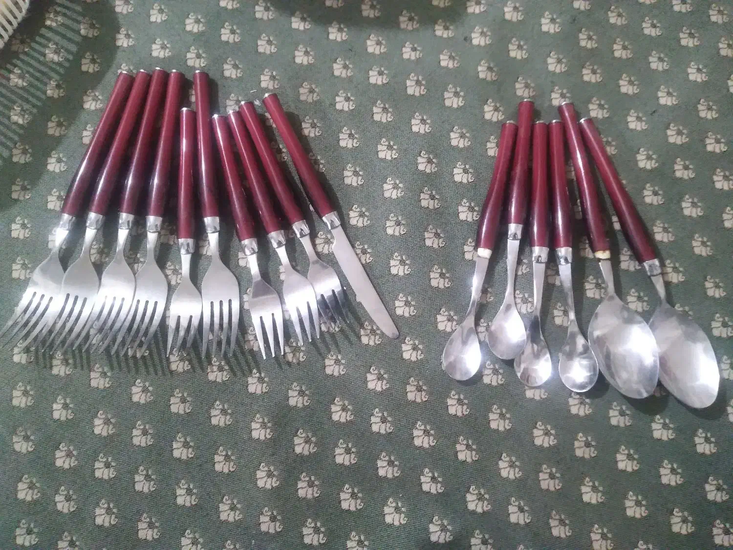 قاشق وچنگال و کارد میوه خوری|ظروف سرو و پذیرایی|ایذه, |دیوار