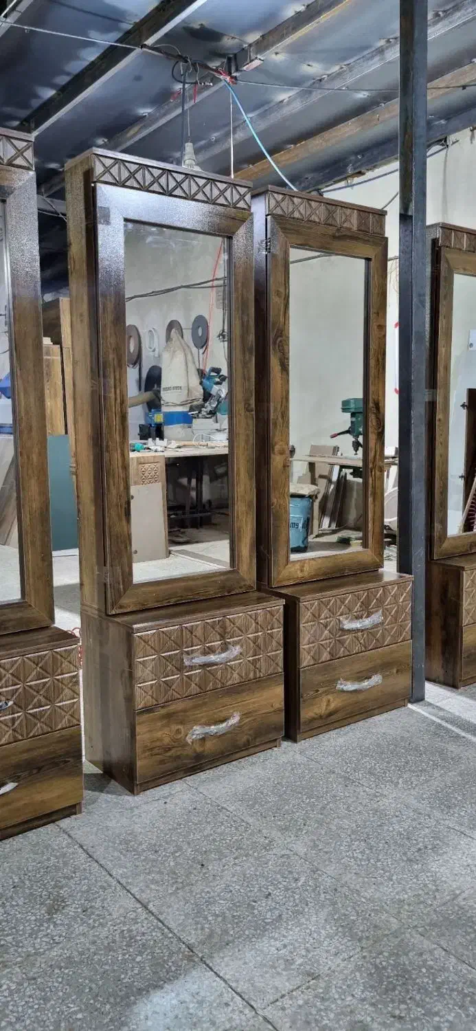 میز ارایش قدی 1کشو وکیوم/تولیدی رادفر|تخت و سرویس خواب|خمینی‌شهر, |دیوار