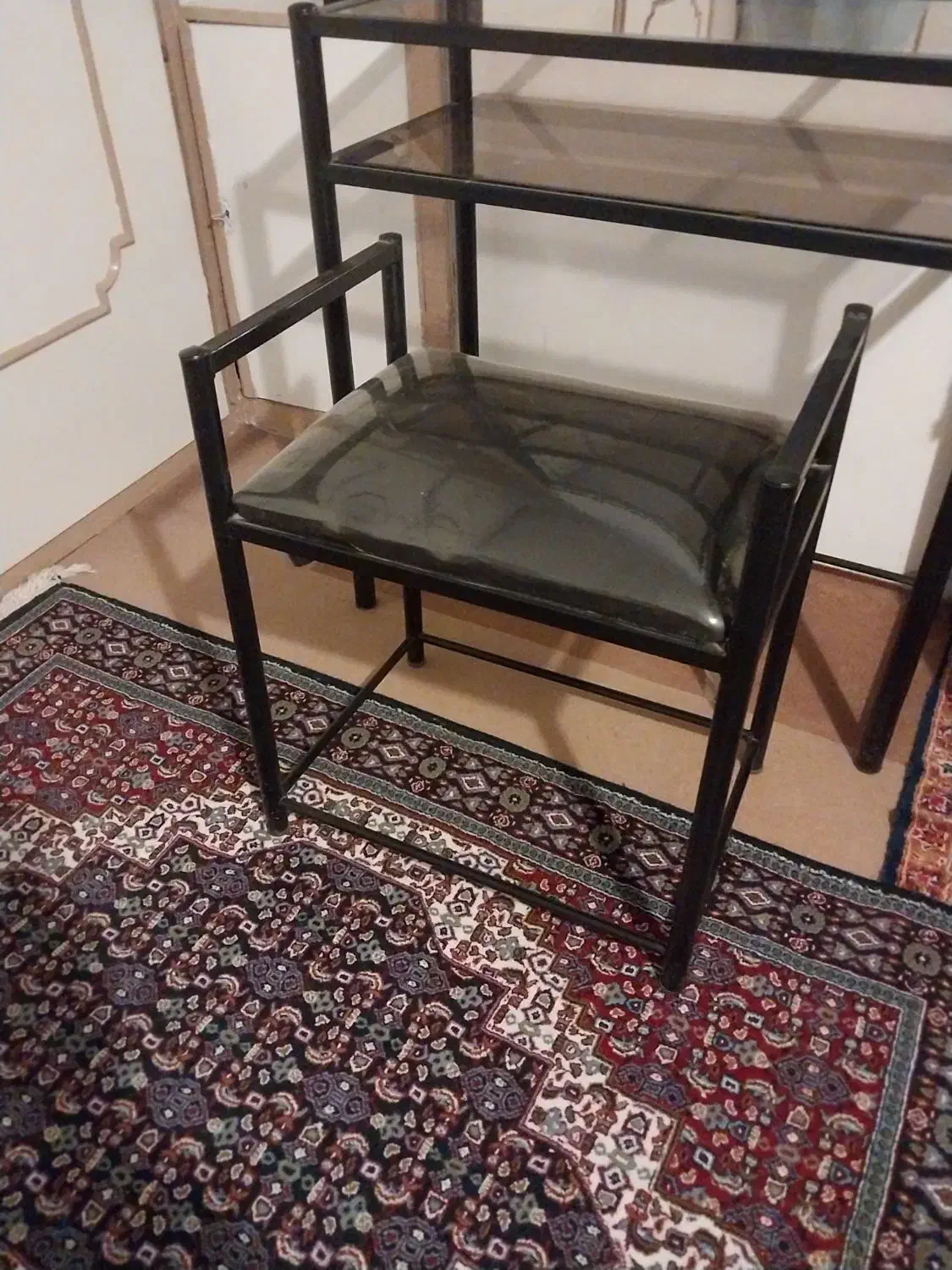 میز آرایش فرفورژه|تخت و سرویس خواب|سنندج, |دیوار