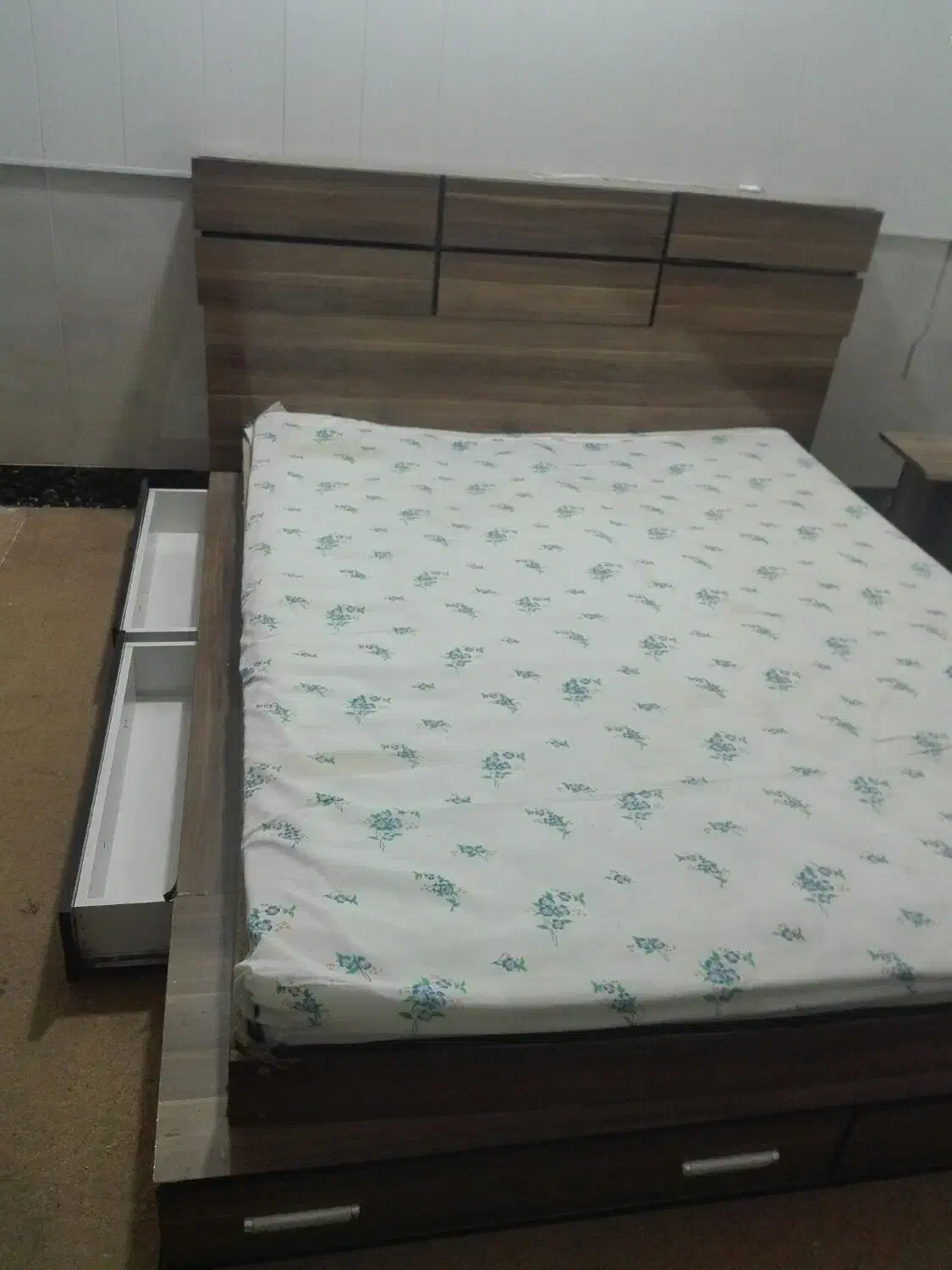 تخت خواب دونفره ،ام دی اف،درحدنو|تخت و سرویس خواب|چغادک, |دیوار