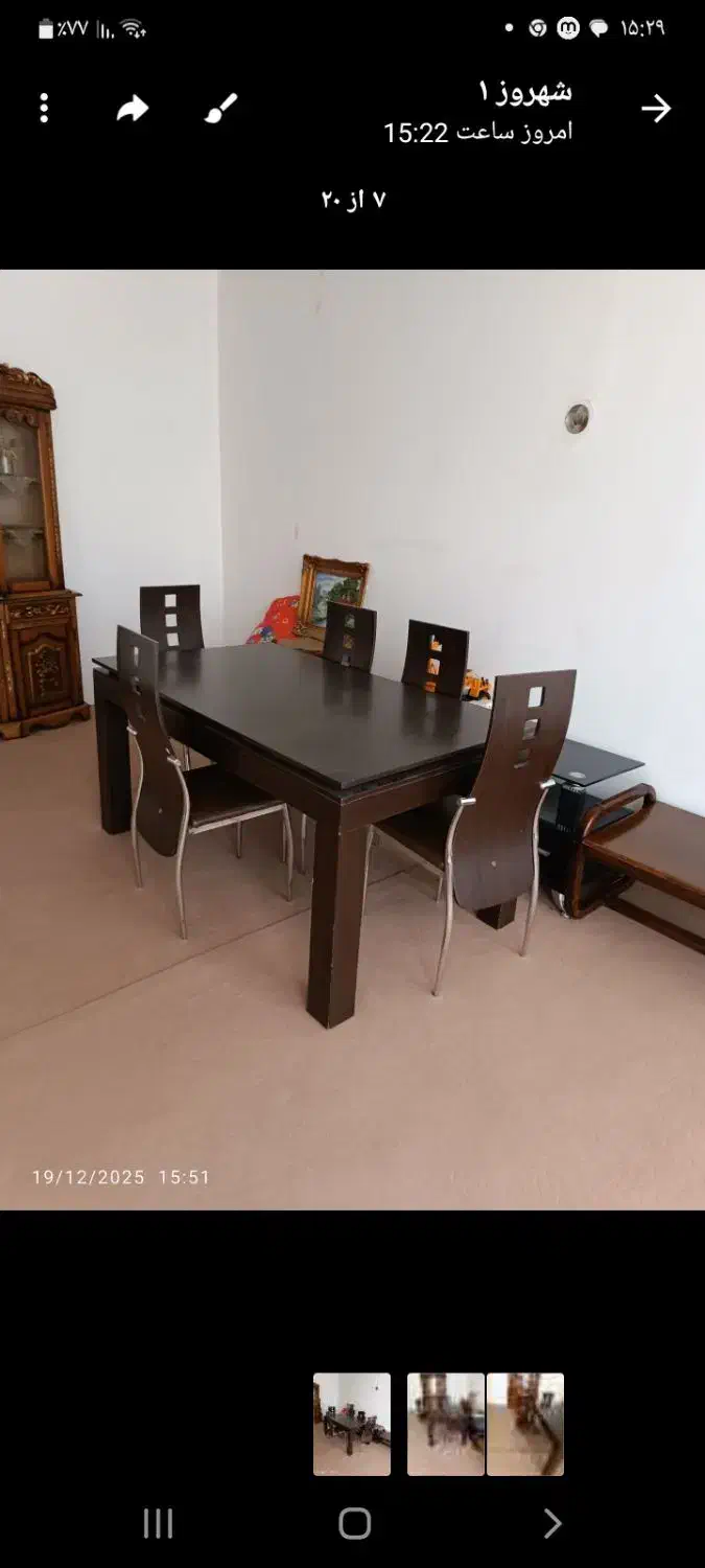 میز غذاخوری|میز و صندلی غذاخوری|اردبیل, |دیوار