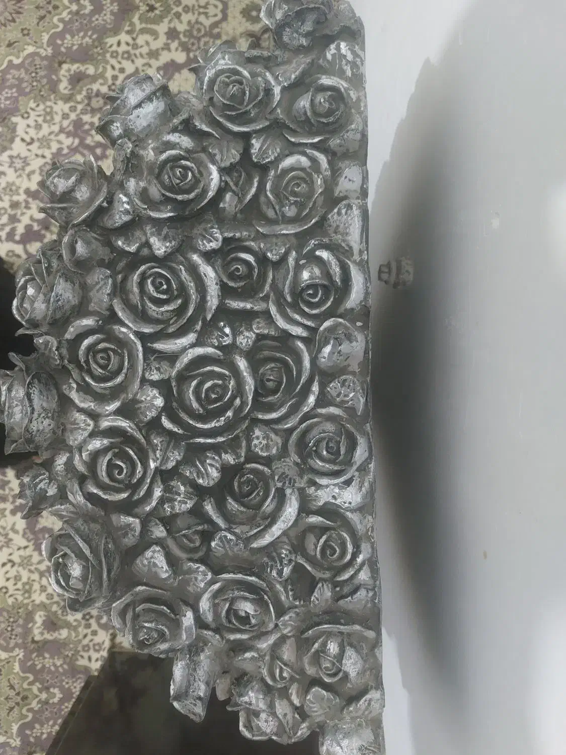 پایه ای بسیار زیبا و شیک ب همراه دو عدد شمعدون نو|صنایع دستی و سایر لوازم تزئینی|کازرون, |دیوار