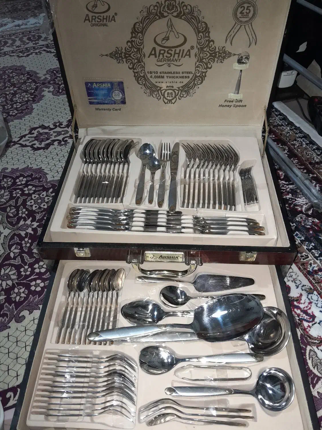 سرویس ۸۶ پارچه قاشق چنگال|ظروف سرو و پذیرایی|یزد, |دیوار