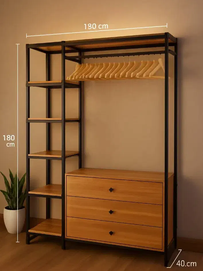 رگال لباس کشودار|جاکفشی، کمد، دراور|نجفآباد, گلدشت|دیوار