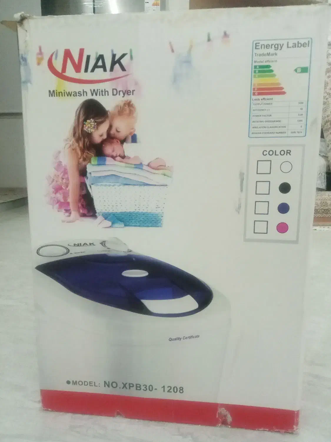 کهنه شور بچه اصلا ازکارتن بیرون نیاوریم بهترن مارک|ماشین لباسشویی و خشک‌کن لباس|سنندج, |دیوار