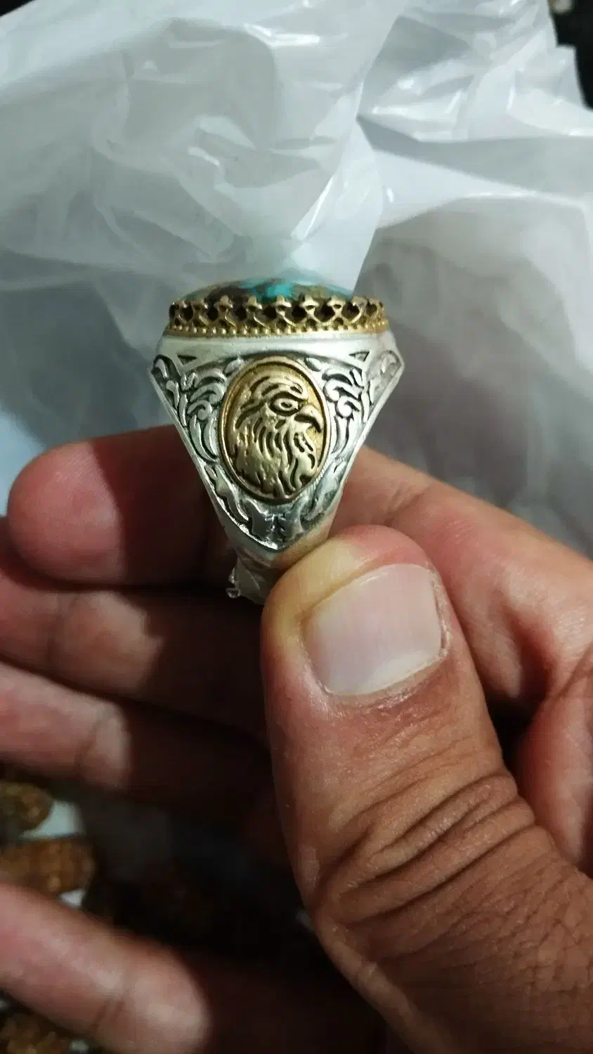 انگشتر نقره مردانه|جواهرات|سراوان, |دیوار