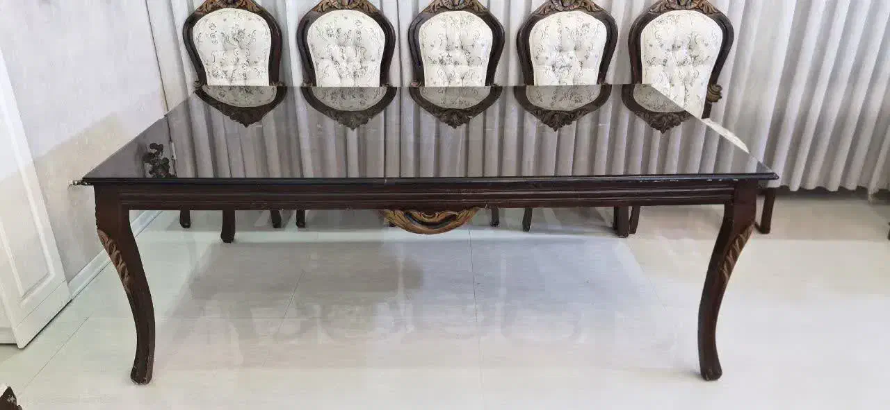 میز ناهار خوری ۸ نفره لوکس|میز و صندلی غذاخوری|مشهد, بهاران|دیوار