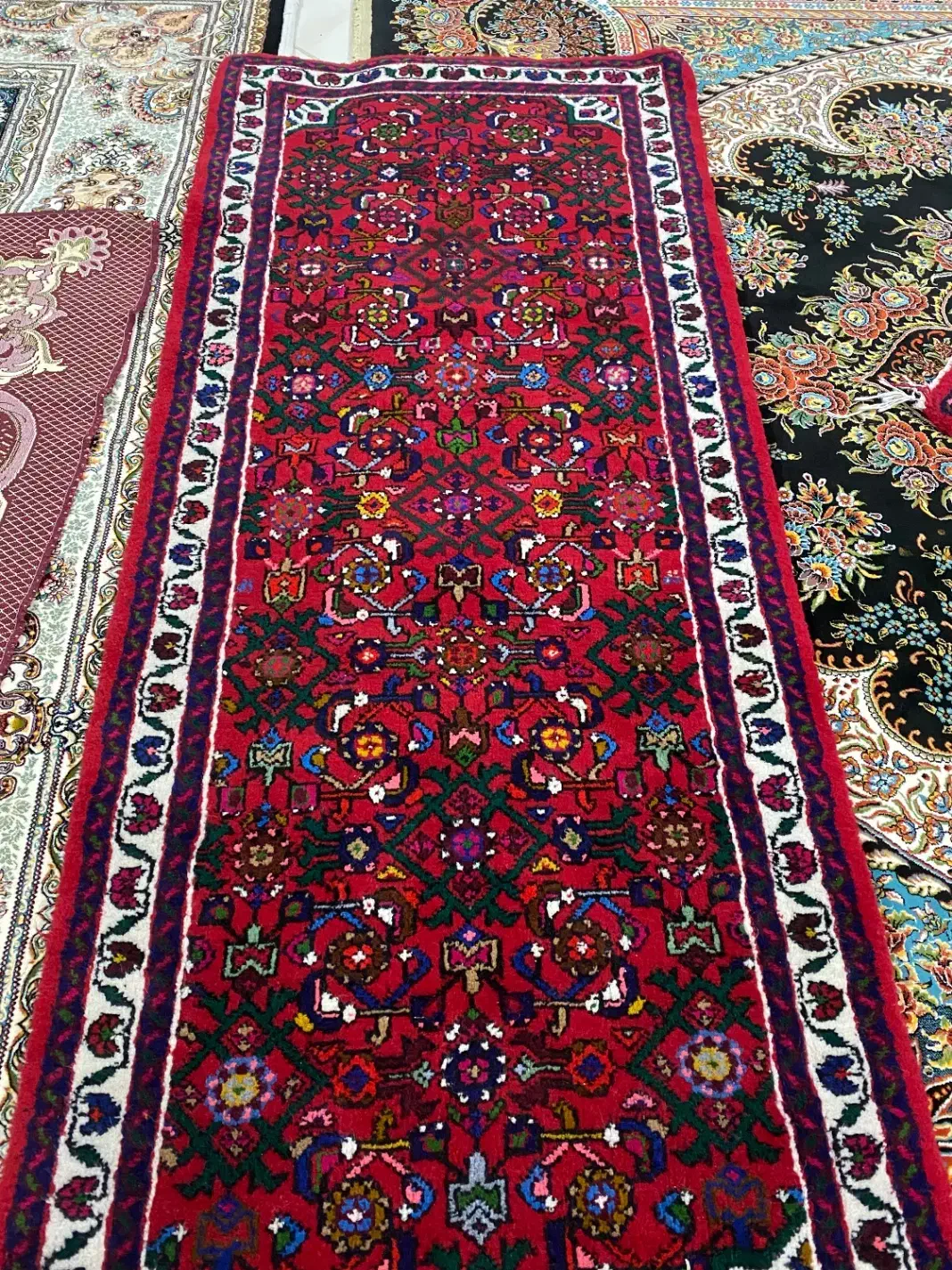 فرش دستبافت نو دو عدد|فرش|ملایر, |دیوار