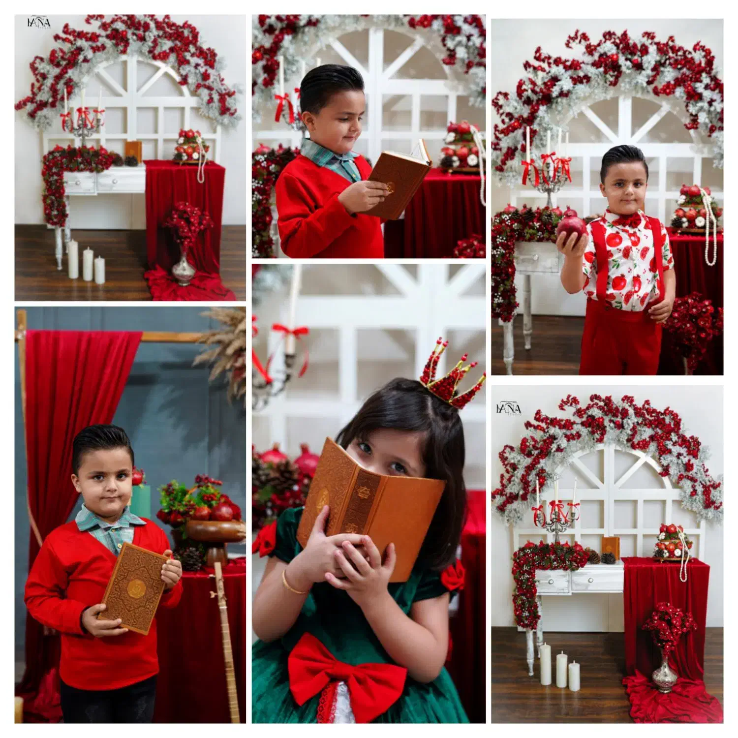 عکاسی با دکورهای یلدایی همراه لباس رایگان|خدمات پذیرایی، مراسم|بروجرد, |دیوار