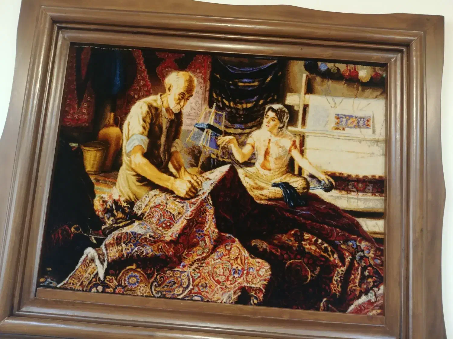 تابلو فرش دست بافت|تابلو فرش|اراک, |دیوار