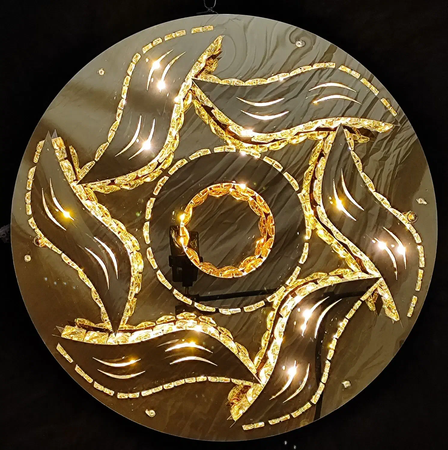 لوستر کلیپسی خورشید|لوستر و چراغ آویز|تبریز, |دیوار