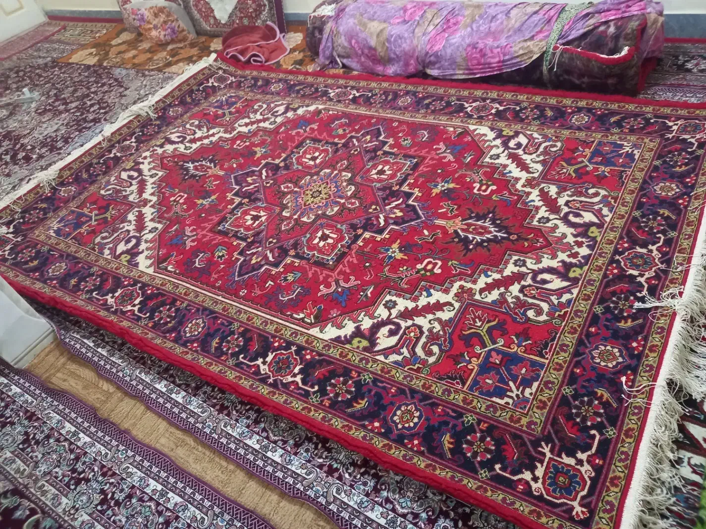 فرش هریس تاجری ۶ متری|فرش|تبریز, |دیوار