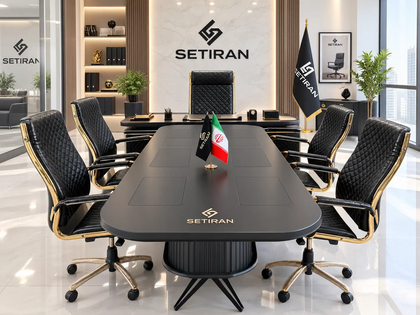 سپیدار سفید مبل کنفرانس صندلی کارمندی میدریت|مبلمان اداری|تهران, فاطمی|دیوار