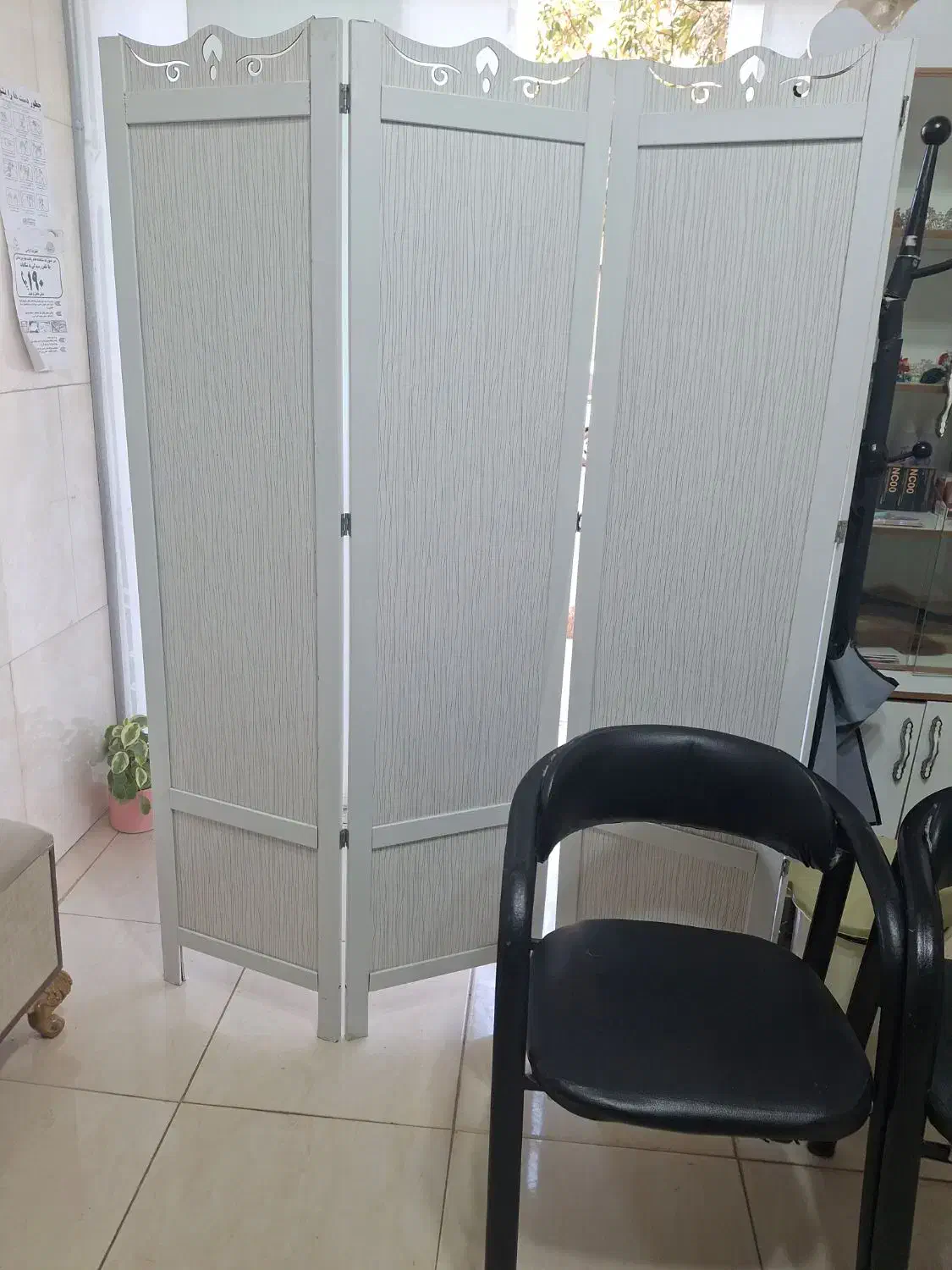 پارتیشن سفید 4 در|دفتر کار|اقبالیه, |دیوار