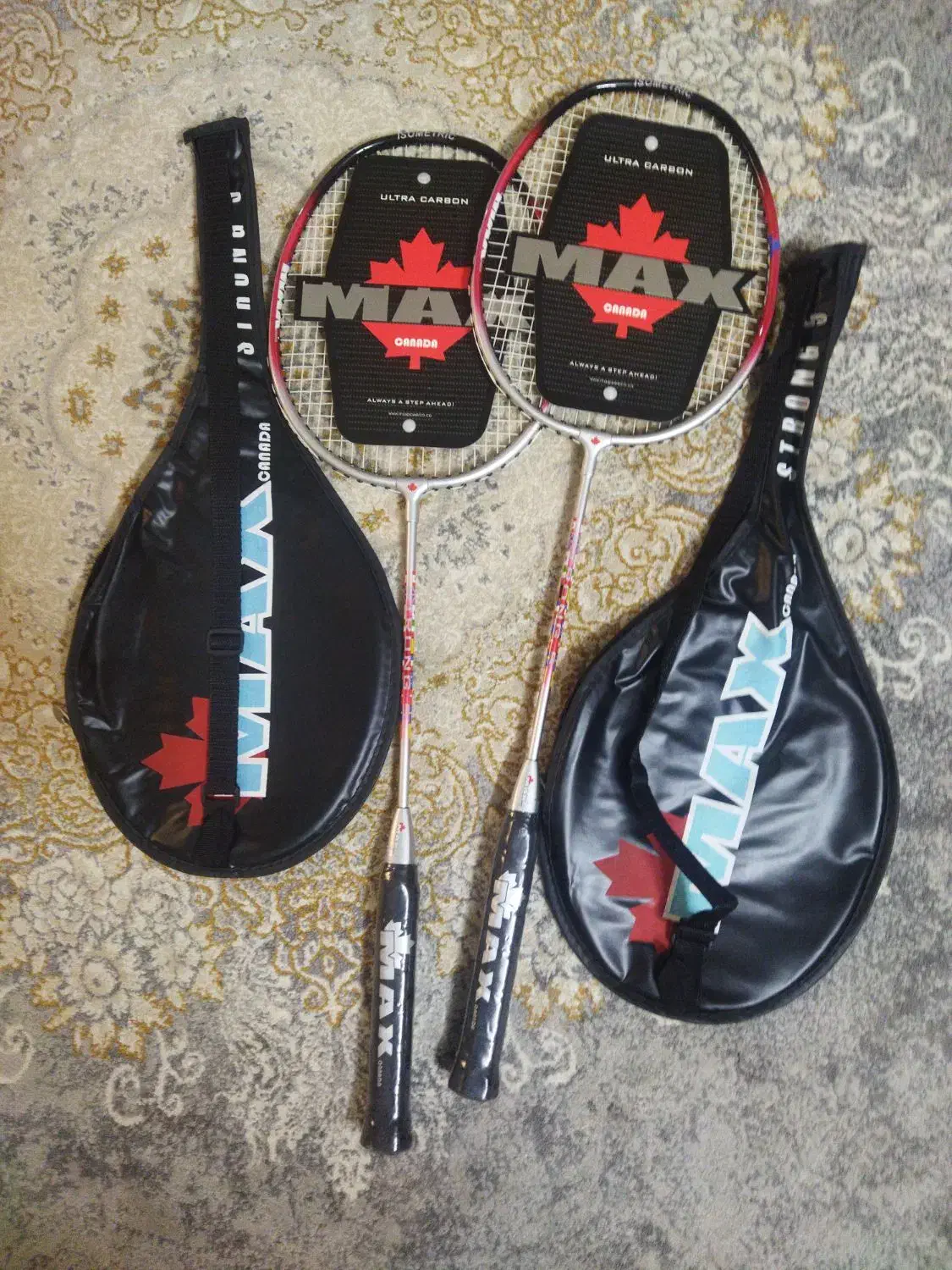 یک جفت راکت بدمینتون ارجینال مکس کانادا|ورزشهای توپی|تهران, بیسیم|دیوار