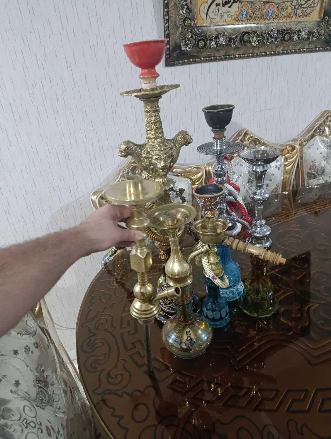 تعدادی قلیان برنجی به قیمت|زیورآلات و اکسسوری|محمدشهر, شهرک پیام (مهرالبرز)|دیوار