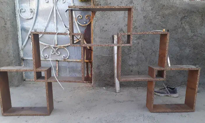 شلف دیواری مخصوص دکوراسیون منزل و مغازه|کتابخانه، شلف، قفسههای دیواری|کاشمر, |دیوار