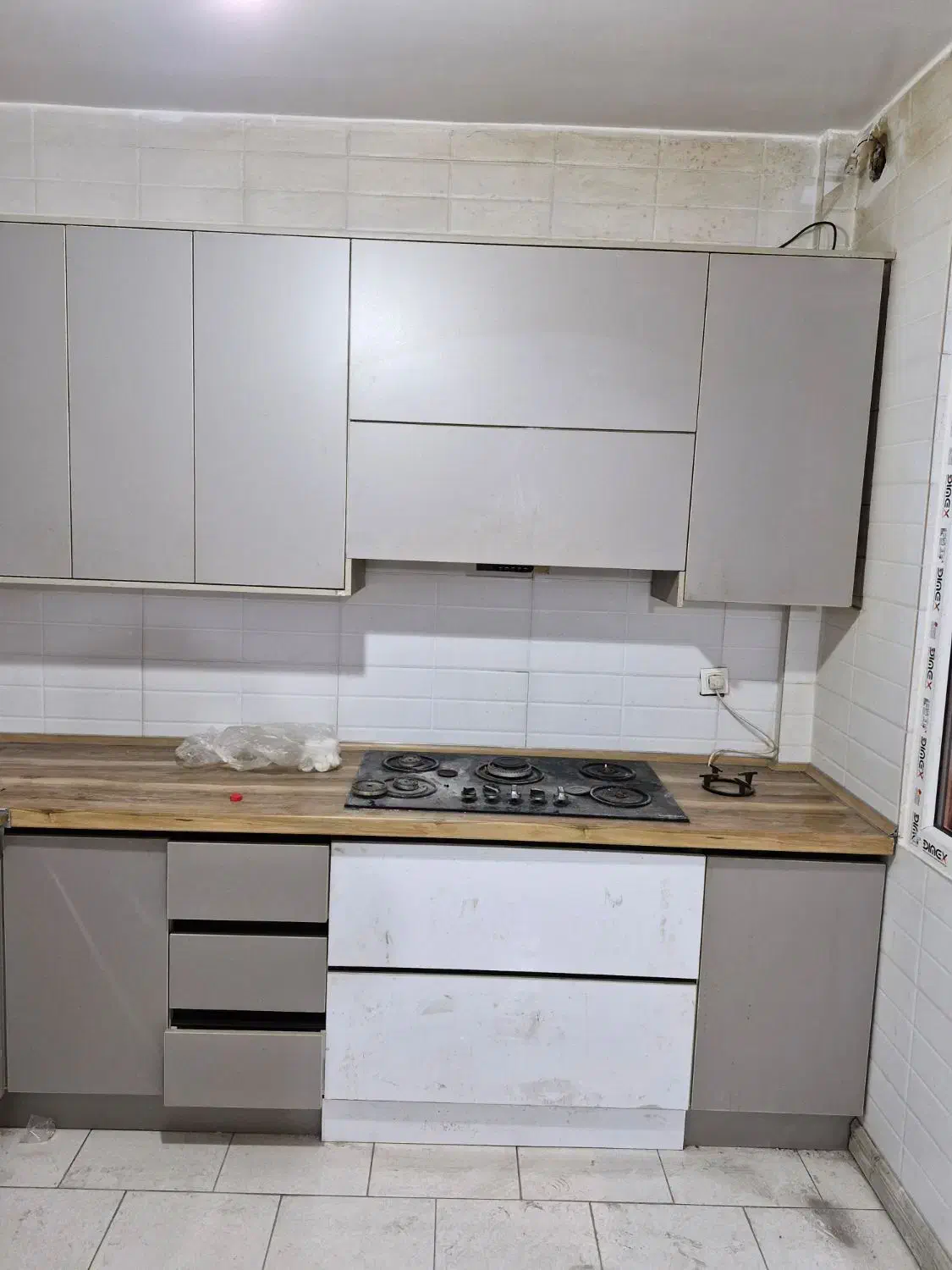 کابینت های گلس با گاز و سینک و هود|آب‌چکان و نظم‌دهنده ظروف|تهران, هفت حوض|دیوار