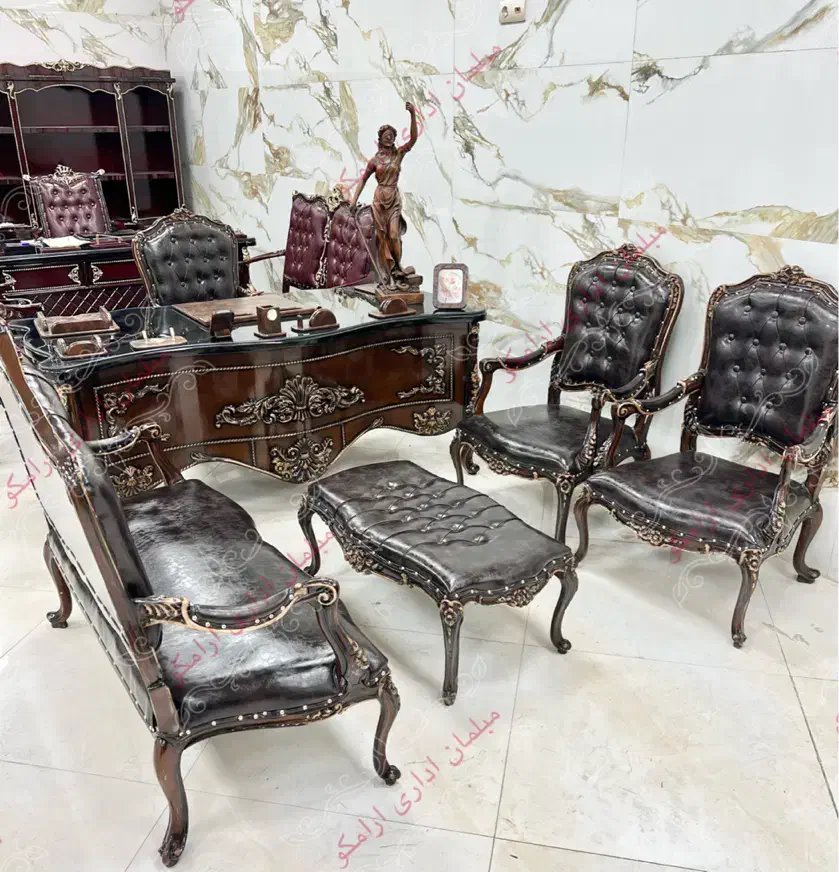 فرانسوی مبلمان CHANGI اداری گردویی مدیریت استند|مبلمان اداری|تهران, آبشار|دیوار