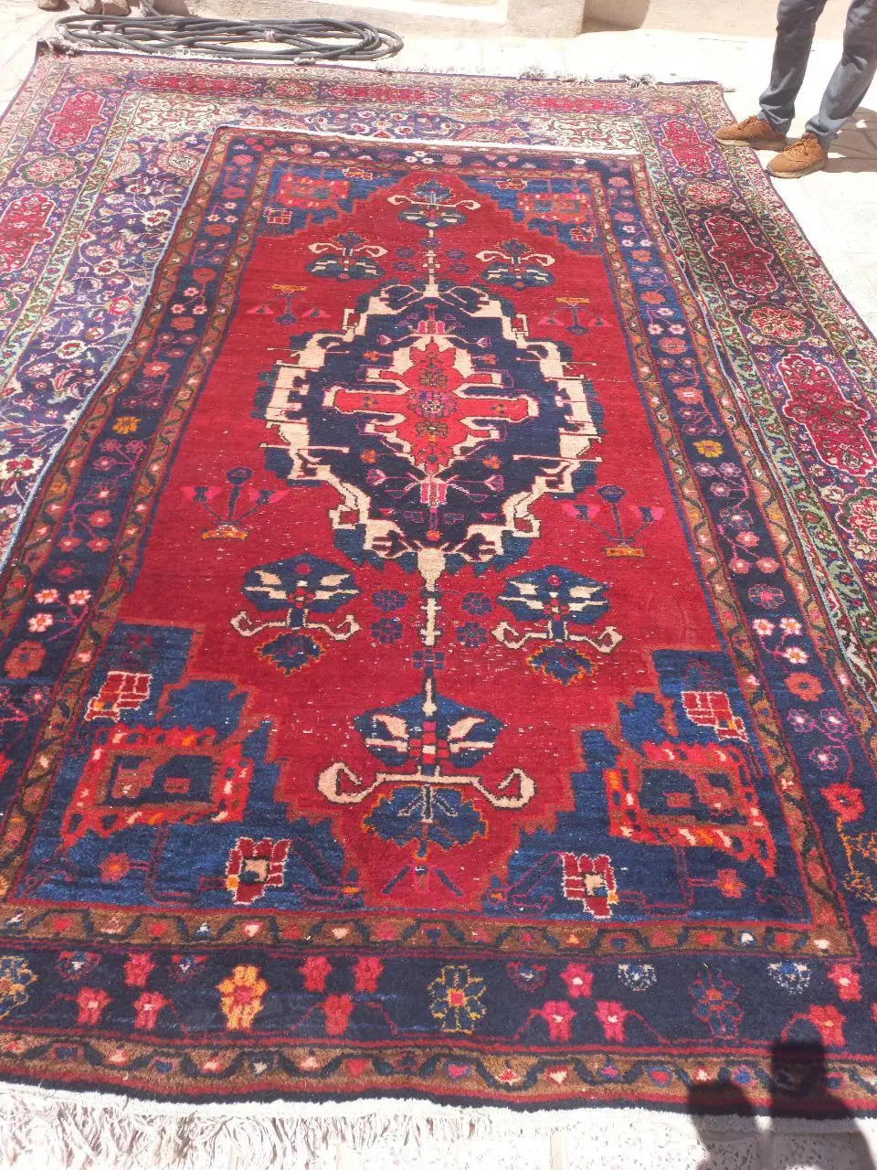 قدیمی|فرش|ایوان, |دیوار
