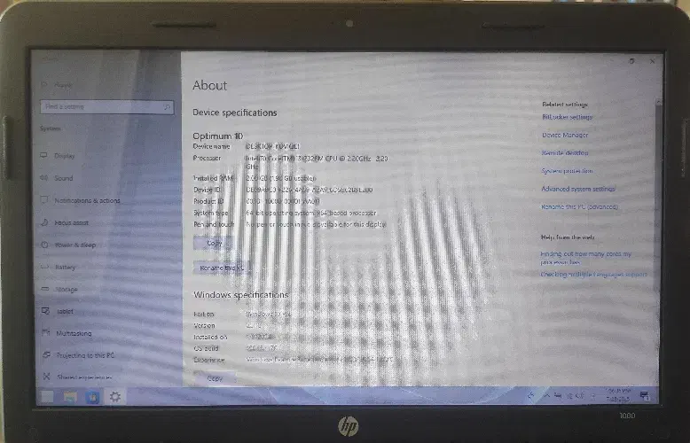 لپ تاپ HP 1000 Notebook|رایانه همراه|نیشابور, دانشگاه آزاد اسلامی|دیوار