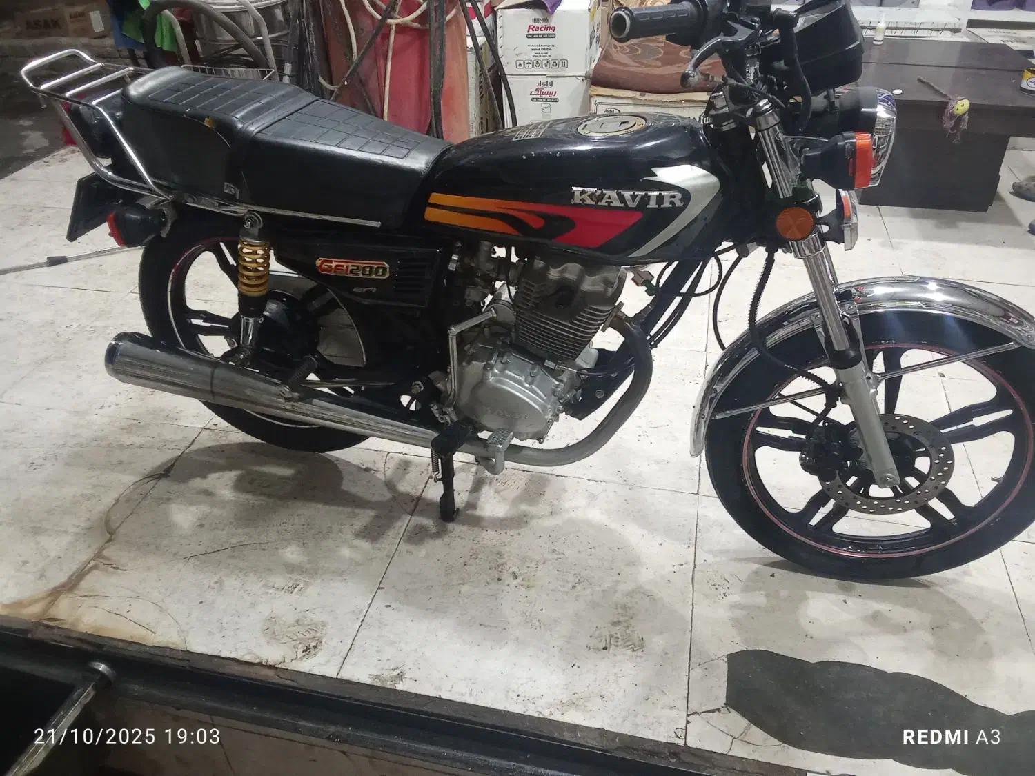 موتور 200مدل 1401خیلی کم کار کرده|موتورسیکلت|خرم‌آباد, |دیوار