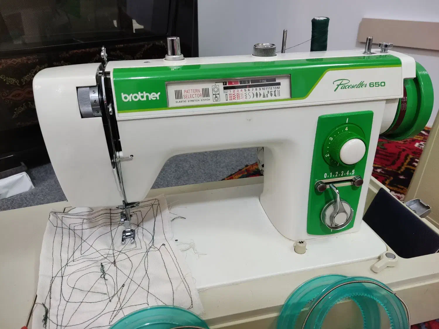 چرخ خیاطی برادر اصل ژاپن فلزی در حد نو نو|چرخ خیاطی و ریسندگی|اهر, |دیوار