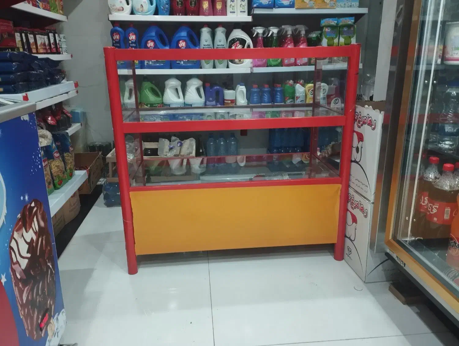 میز پیشخوان ویترین شیشه ای|فروشگاه و مغازه|ری, دیلمان|دیوار