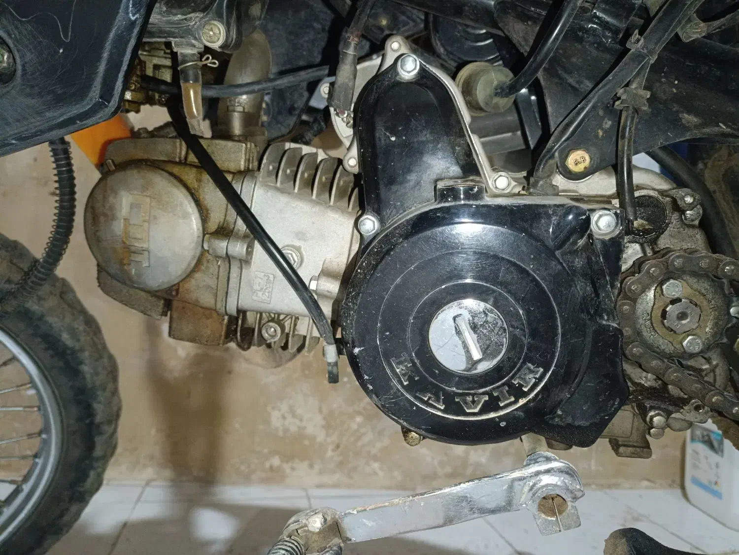 موتور مینی کراس ۱۲۵|موتورسیکلت|میانه, |دیوار