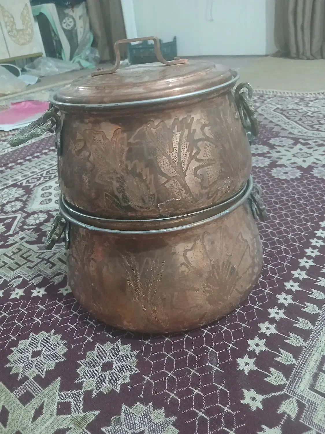 پاتیل مسی|ظروف پختوپز|بندر گناوه, |دیوار