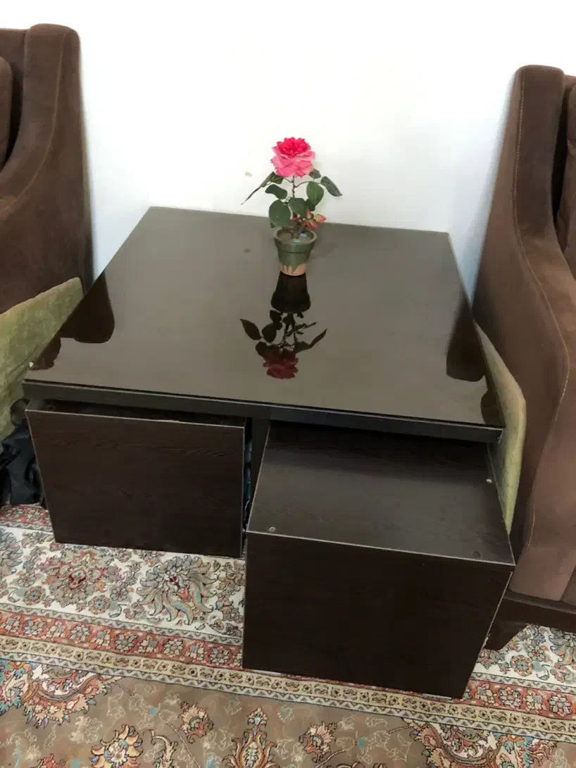 میز وسط MDF و میز وسط شیشه و میز تلویزیون|مبلمان خانگی و میز عسلی|قائم‌شهر, |دیوار