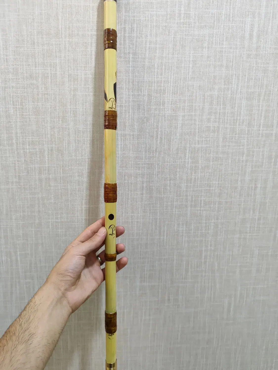 نی هفت‌بند|سازهای بادی|بهارستان, |دیوار