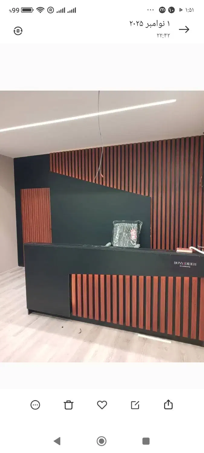 کتابخانه و درب ام دی آف و دیوارکوب ها|کتابخانه، شلف، قفسه‌های دیواری|قم, سالاریه|دیوار