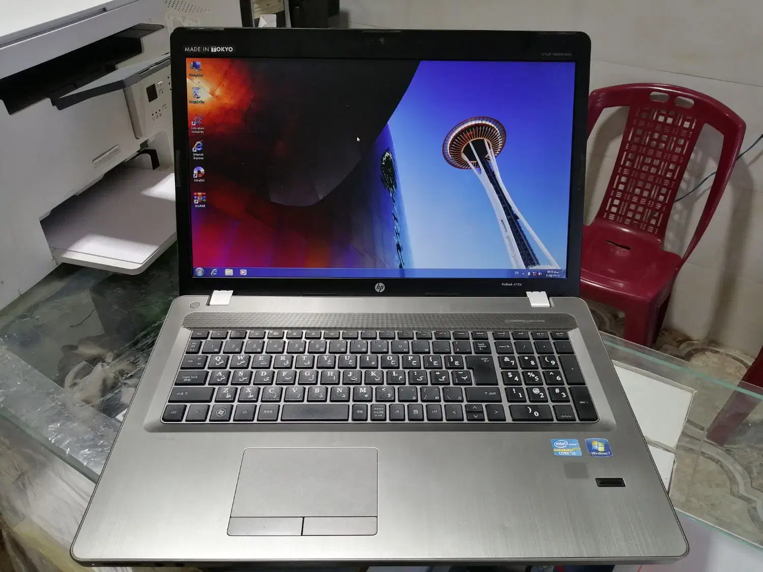لپتاپ ژاپنی 17 اینچ HP probook رم 8 با بدنه فلزی|رایانه همراه|سراوان, |دیوار