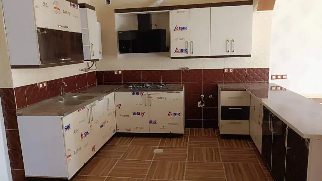 کابینت تمام هایگلاس ۸ متر با هود و ...|مصالح و تجهیزات ساختمان|کازرون, |دیوار