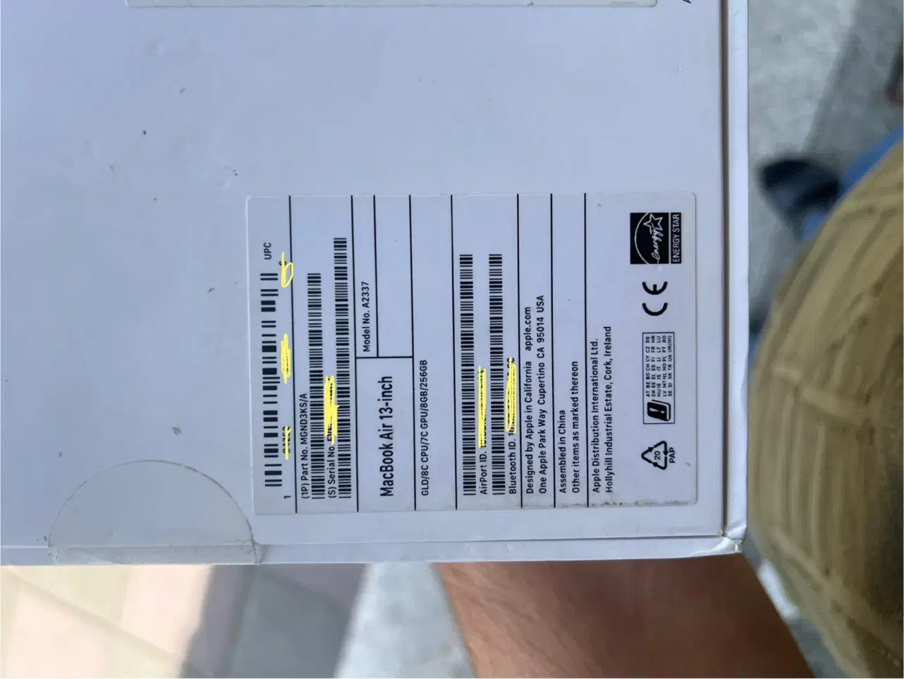 Macbook Air 2020 Gold|رایانه همراه|تهران, وردآورد|دیوار