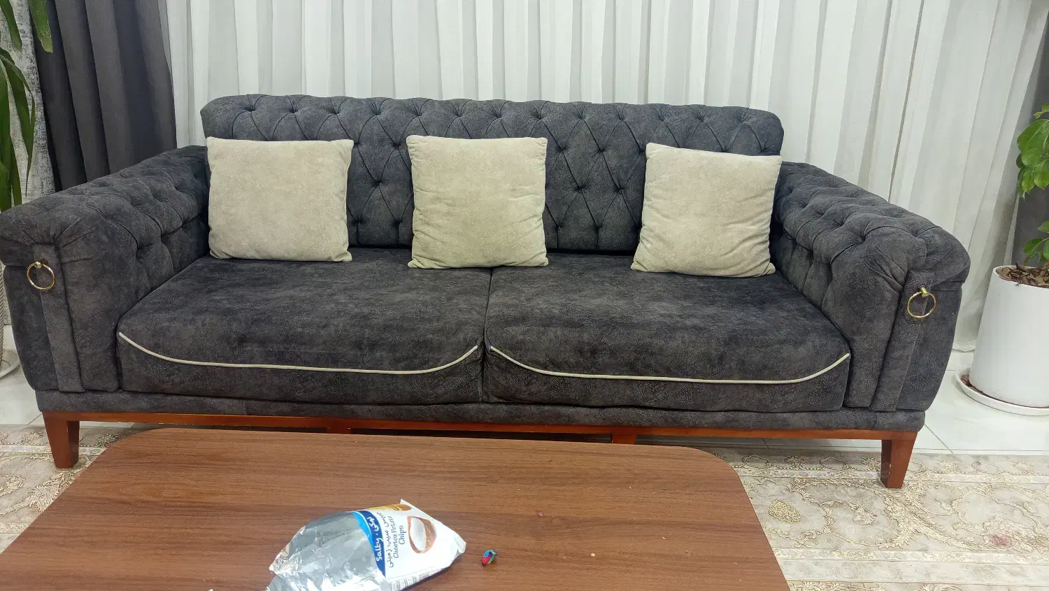 مبل ۸ نفره چستر دست دوز|مبلمان خانگی و میز عسلی|کرمانشاه, |دیوار