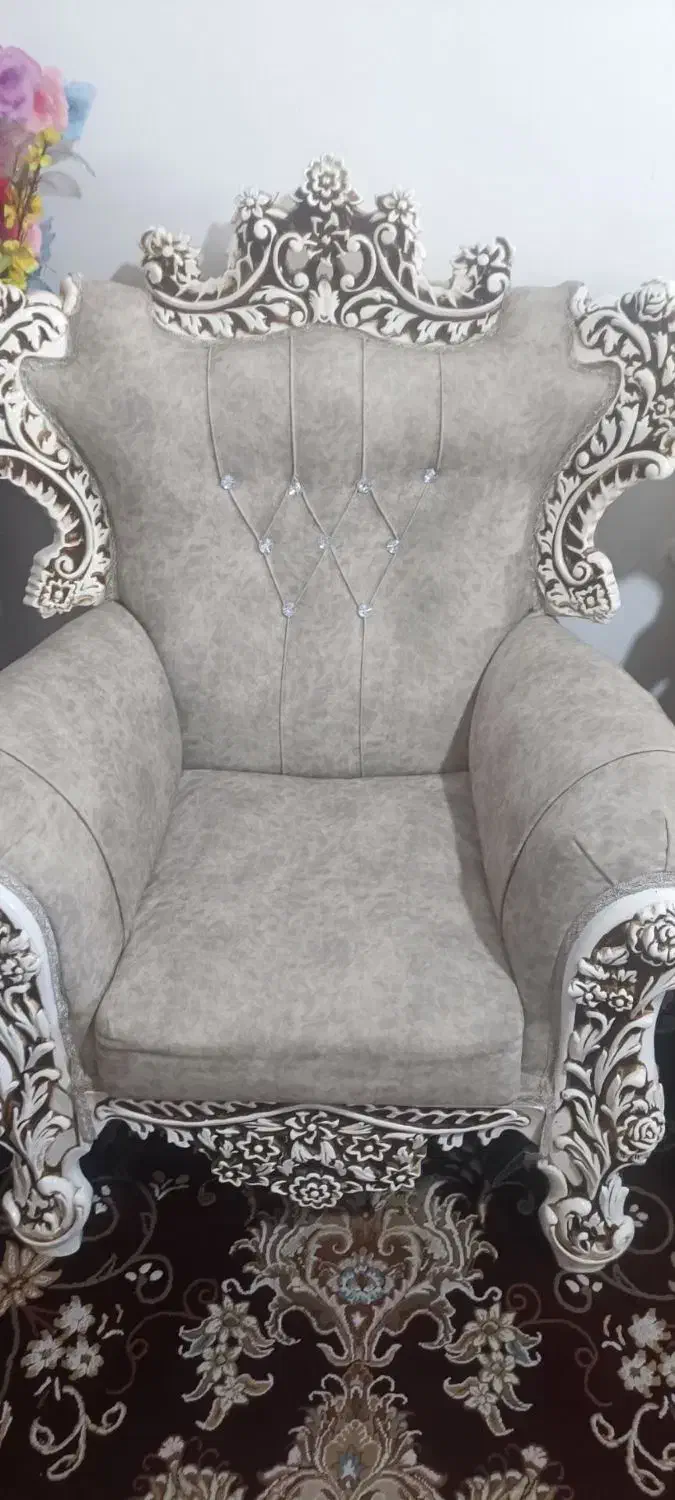 مبل 7نفره استیل|مبلمان خانگی و میز عسلی|پیشوا, |دیوار