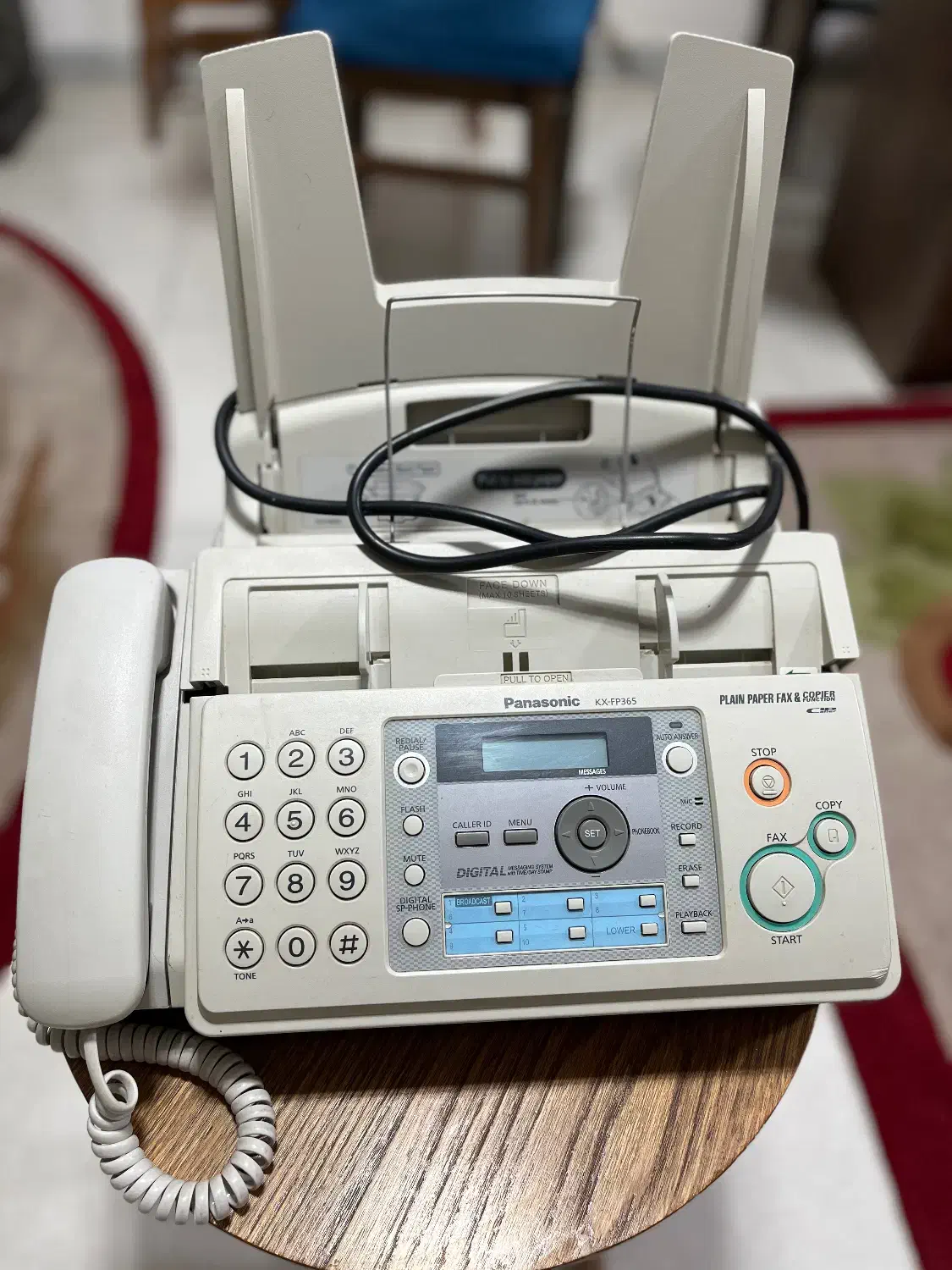 فکس و تلفن رومیزی Panasonic مدل KX-FP365|پرینتر، اسکنر، کپی، فکس|کرج, برغان|دیوار