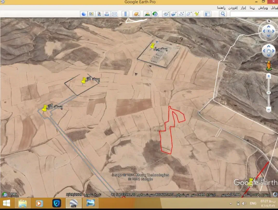 زمین در ارتفاعات هاشمیه مشهد ملکی باسند|فروش زمین و ملک کلنگی|طرقبه, |دیوار