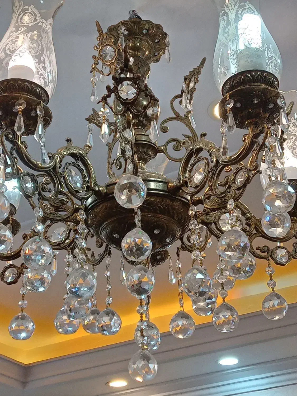 لوستر برنز|لوستر و چراغ آویز|پاکدشت, پاکدشت (مامازند)|دیوار