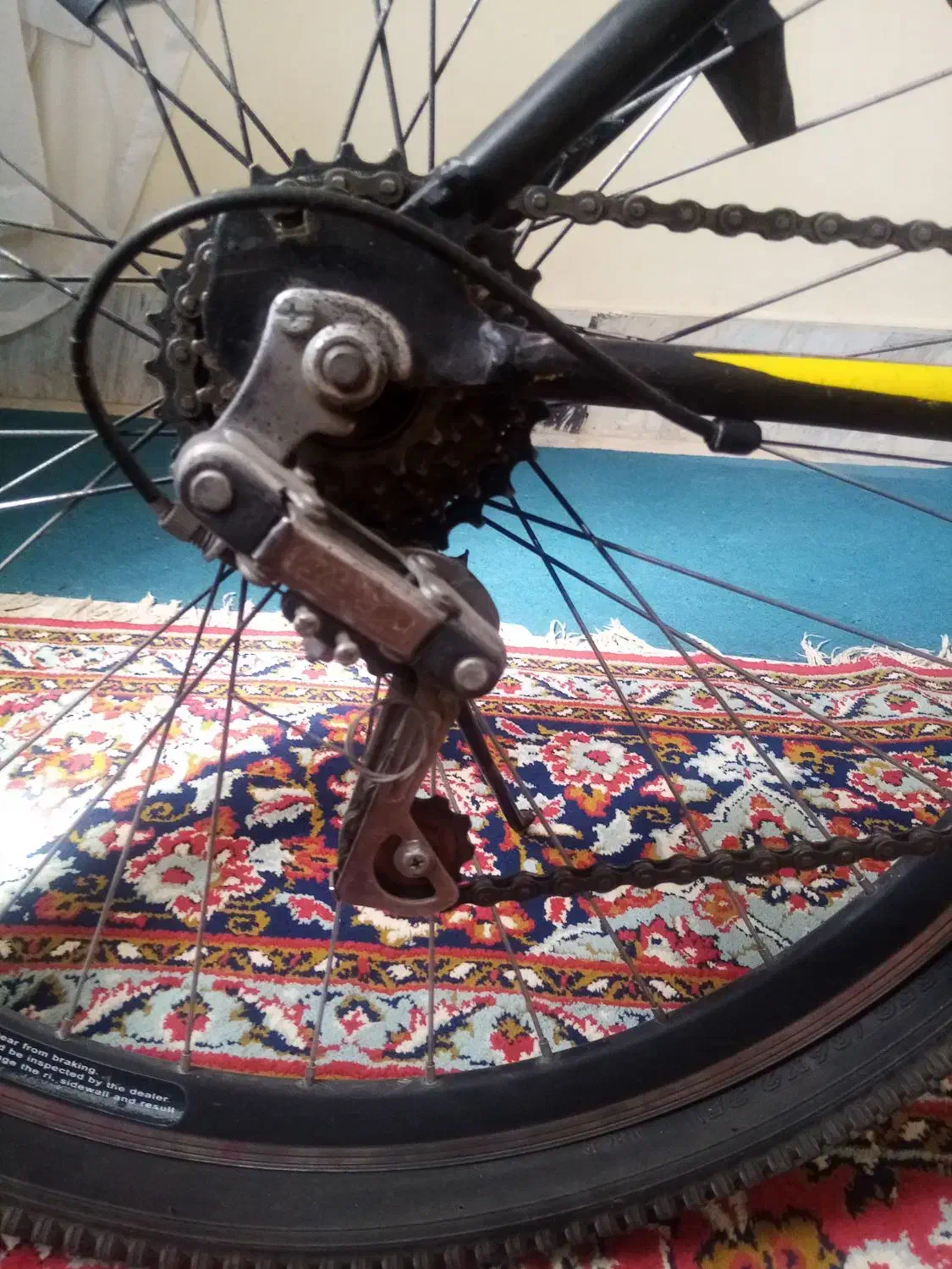 چرخ 26 دنده ای 1 سال کار کرده تمیز|دوچرخه، اسکیت، اسکوتر|تربتحیدریه, ترمینال|دیوار