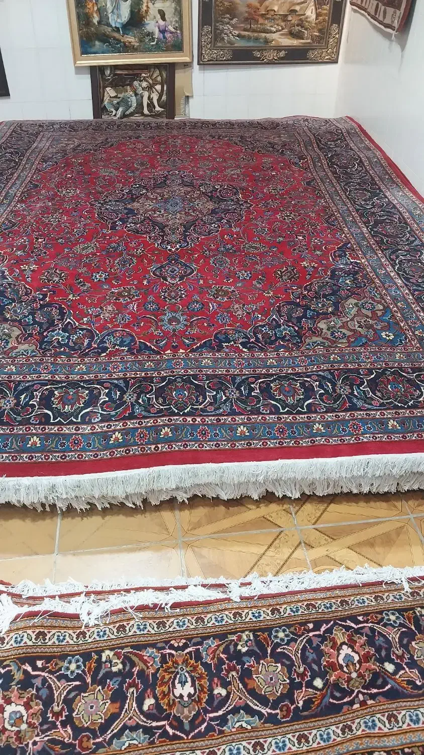 یک تخته فرش ۱۲متری کرک کاشمر|فرش|دورود, |دیوار