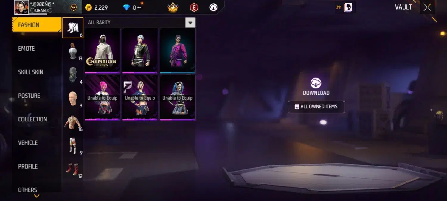 اکانت فری فایر لول۳۶|کنسول، بازی ویدئویی و آنلاین|بجنورد, |دیوار