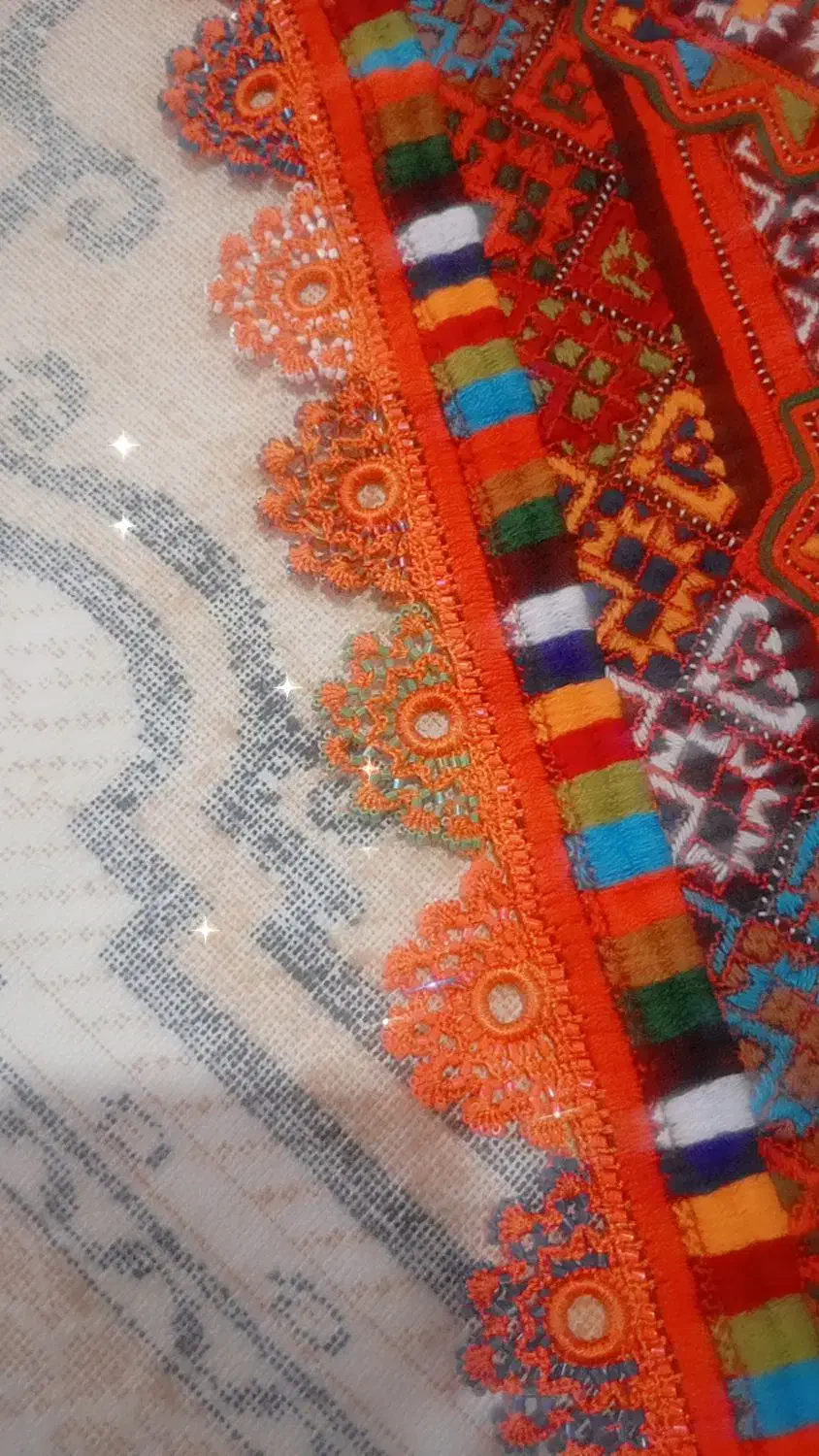 انواع کریشی وپلیوار وآینه میدوزم|لباس|خاش, |دیوار